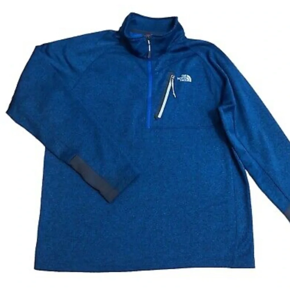 Men’s size XL north face quarter zip- letters are peeling a little as shown